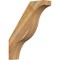 Ekena Millwork 6"W x 26"D x 32"H Funston Rough Sawn Knee Brace, Western Red Cedar BRC06X26X32FST00RWR - alternate 1